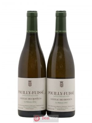 Pouilly-Fuissé Les Birbettes Château des Rontets  2012 - Lot of 2 Bottles