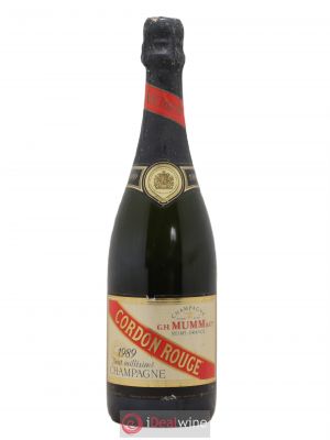 Cordon Rouge Mumm Brut 1989 - Lot of 1 Bottle
