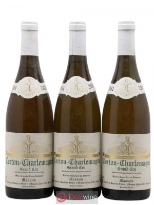Corton-Charlemagne Grand Cru Domaine G. Masson 2001 - Lot of 3 Bottles