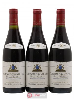 Corton Grand Cru Clos des Maréchaudes Domaine du Pavillon - Albert Bichot  1996 - Lot of 3 Bottles