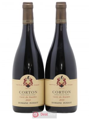 Corton Grand Cru Cuvée du Bourdon Ponsot (Domaine)  2010 - Lot of 2 Bottles