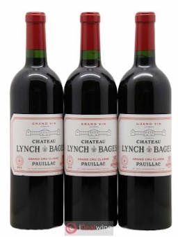 Château Lynch Bages 5ème Grand Cru Classé  2010 - Lot de 3 Bouteilles