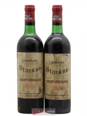 Château Simard  1973 - Lot of 2 Bottles
