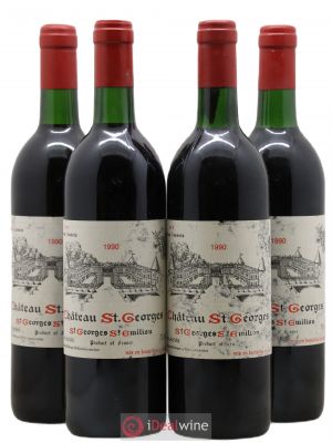 Château Saint-Georges  1990 - Lot of 4 Bottles