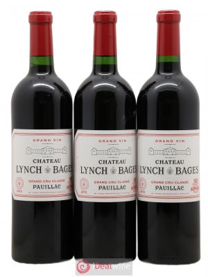 Château Lynch Bages 5ème Grand Cru Classé  2012 - Lot de 3 Bouteilles