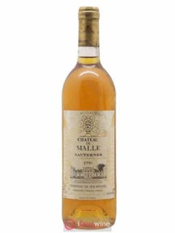 Château de Malle 2ème Grand Cru Classé  1990 - Lot of 1 Bottle