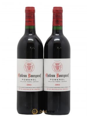 Château Bourgneuf  1993 - Lot of 2 Bottles