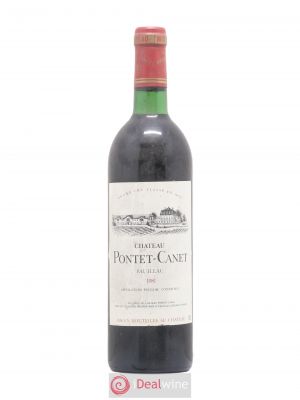 Château Pontet Canet 5ème Grand Cru Classé  1981 - Lot of 1 Bottle