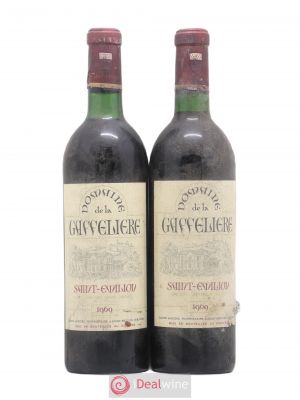 Saint-Émilion Domaine de la Gaffelière 1969 - Lot of 2 Bottles