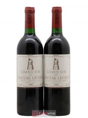 Château Latour 1er Grand Cru Classé  1988 - Lot of 2 Bottles