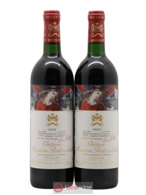 Château Mouton Rothschild 1er Grand Cru Classé  1985 - Lot of 2 Bottles