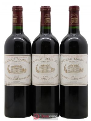 Château Margaux 1er Grand Cru Classé  2004 - Lot of 3 Bottles