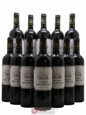Bouteille Amiral de Beychevelle Second Vin  2018 - Lot de 12 Bouteilles