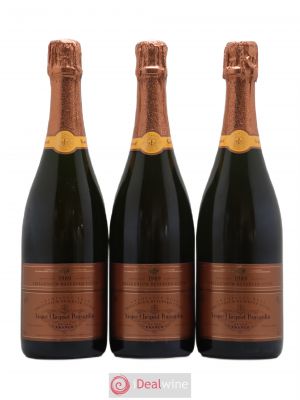 Vintage Rosé Veuve Clicquot Ponsardin Trilennium Reserved Cuvée  1989 - Lot of 3 Bottles