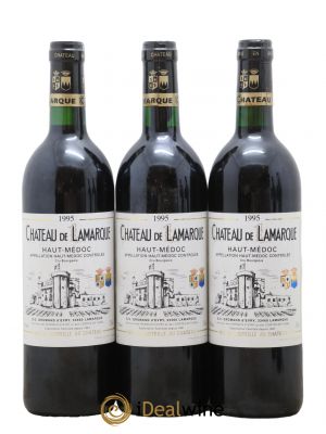 Château de Lamarque Cru Bourgeois  1995 - Lotto di 3 Bottiglie