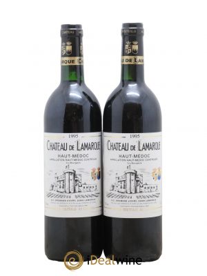 Château de Lamarque Cru Bourgeois 1995 - Lot de 2 Bottiglie