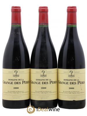 IGP Pays d'Hérault Grange des Pères Laurent Vaillé  2000 - Lot of 3 Bottles