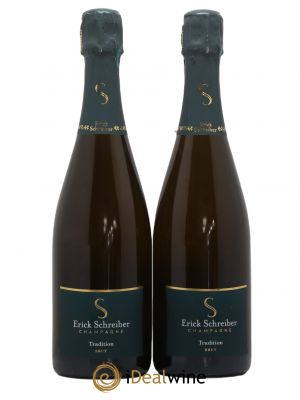 Champagne Erick Schreiber Tradition Blanc  - Lot de 2 Bouteilles