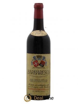 Barbaresco DOCG Giacosa Fratelli 1967 - Lot of 1 Bottle
