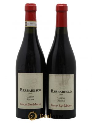 Barbaresco DOCG Canova Riserva Tenuta San Mauro 2004 - Lot de 2 Bottiglie