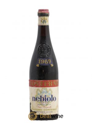 Nebbiolo d'Alba DOC Riserva Giacomo Conterno 1969 - Lot de 1 Bouteille