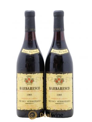 Barbaresco DOCG Bricco Rio Sordo Musso 1985 - Lot of 2 Bottles