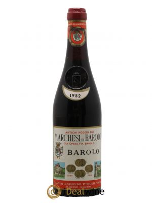 Barolo DOCG Marchesi Di Barolo 1952 - Lot of 1 Bottle