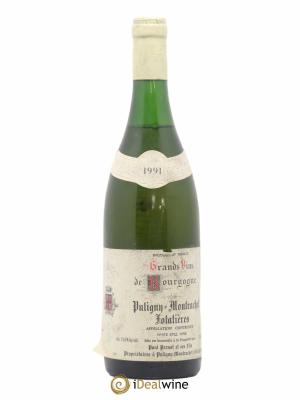 Puligny-Montrachet 1er Cru Folatières Paul Pernot 1991 - Lot de 1 Bouteille