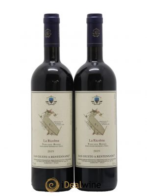 Merlot di Toscana San Giusto A Rentennano IGT La Ricolma Famille Martini di Cigala 2019 - Lot de 2 Bottles
