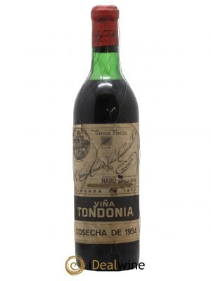 Rioja Gran Reserva Vina Tondonia R. Lopez de Heredia  1954 - Lot de 1 Bouteille