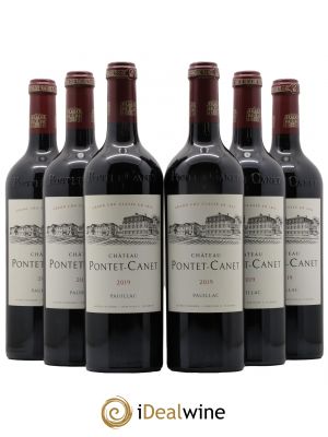 Château Pontet Canet 5ème Grand Cru Classé 2019 - Lot de 6 Bottles