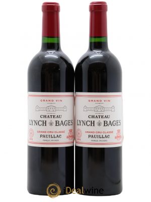 Château Lynch Bages 5ème Grand Cru Classé  2015 - Lot de 2 Bouteilles