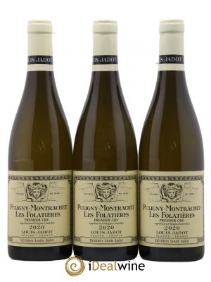 Puligny-Montrachet 1er Cru Les Folatières Domaine Louis Jadot  2020 - Lot of 3 Bottles
