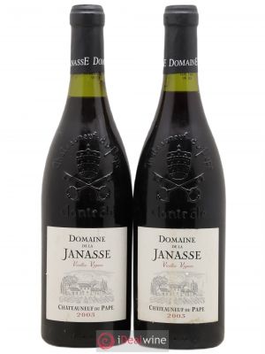 Châteauneuf-du-Pape Cuvée Vieilles Vignes La Janasse (Domaine de) (sans prix de réserve) 2003 - Lot de 2 Bouteilles