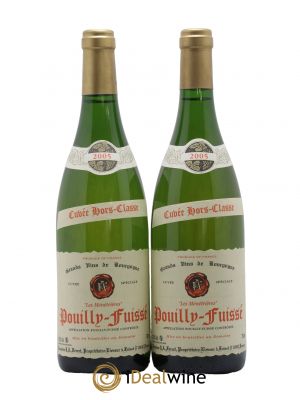 Pouilly-Fuissé Hors Classe Les Ménétrières J.A. Ferret (Domaine)  2005 - Lot of 2 Bottles