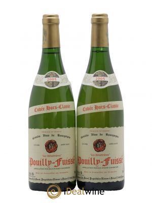 Pouilly-Fuissé Hors Classe Les Ménétrières J.A. Ferret (Domaine)  2005 - Lot of 2 Bottles