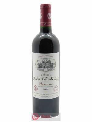 Château Grand Puy Lacoste 5ème Grand Cru Classé (CBO à partir de 12 bts) 2016 - Lot de 1 Bouteille