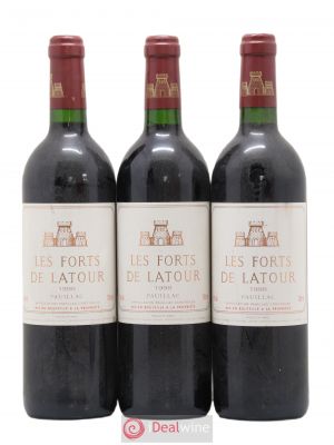 Les Forts de Latour Second Vin  1998 - Lot of 3 Bottles