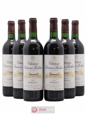Château Prieuré Lichine 4ème Grand Cru Classé  2000 - Lot de 6 Bouteilles