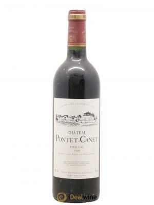 Château Pontet Canet 5ème Grand Cru Classé  1998 - Lot of 1 Bottle