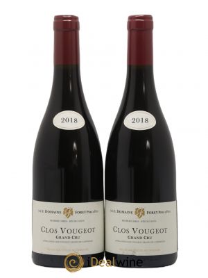 Clos de Vougeot Grand Cru Forey Père et Fils (Domaine)  2018 - Lot of 2 Bottles