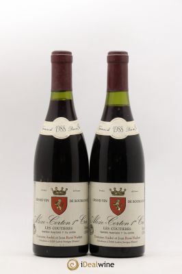 Aloxe-Corton 1er Cru Les Coutières Domaine André et Jean-René Nudant (no reserve) 1988 - Lot of 2 Bottles