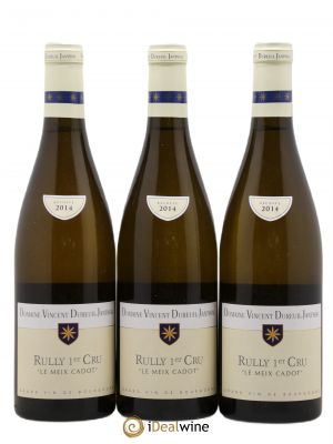Rully 1er Cru Le Meix Cadot Vincent Dureuil-Janthial (no reserve) 2014 - Lot of 3 Bottles