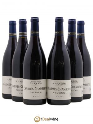 Charmes-Chambertin Grand Cru Chanson 2014 - Lot de 6 Bouteilles