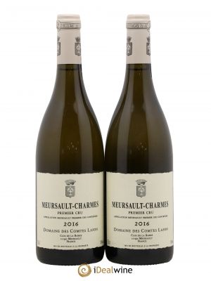Meursault 1er Cru Charmes Comtes Lafon (Domaine des)  2016 - Lot of 2 Bottles