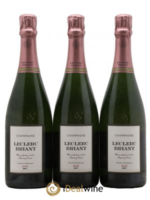 Extra Brut Rosé Leclerc Briant   - Lot de 3 Bouteilles