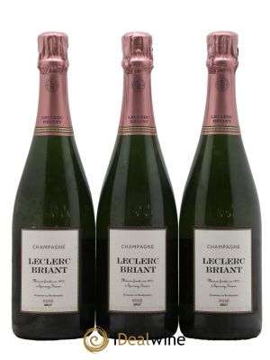 Extra Brut Rosé Leclerc Briant   - Lot of 3 Bottles