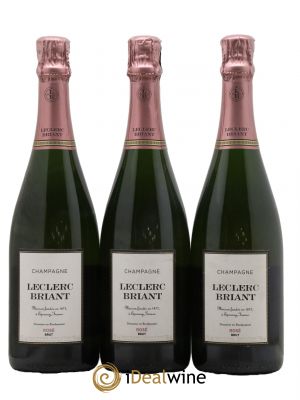 Extra Brut Rosé Leclerc Briant ---- - Lot de 3 Flaschen