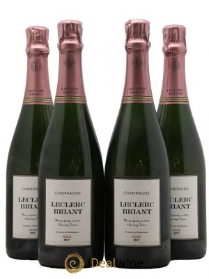 Extra Brut Rosé Leclerc Briant   - Lot of 4 Bottles