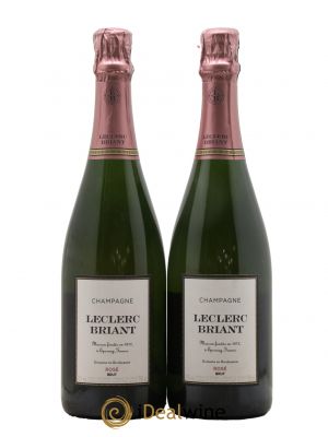 Extra Brut Rosé Leclerc Briant ---- - Lot de 2 Flaschen